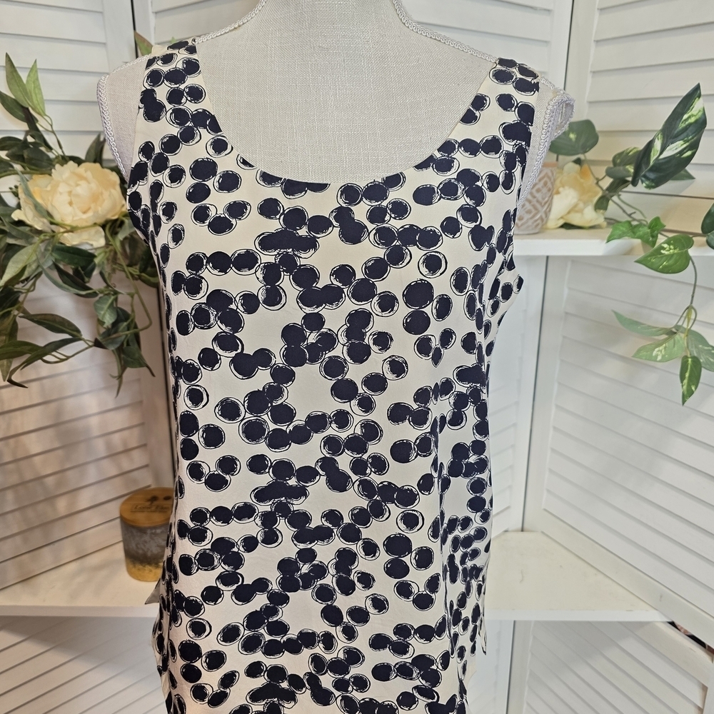 Doncaster Black and White Polka Dot Tank Top 1407